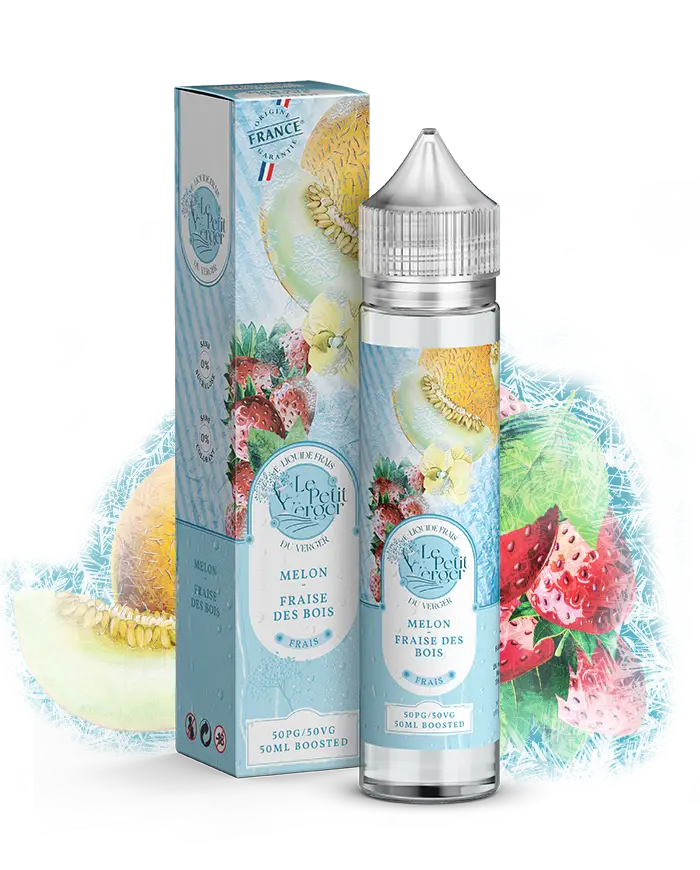 E-liquide MELON FRAISE DES BOIS FRAIS 50ml - LE PETIT VERGER - VAP'POP