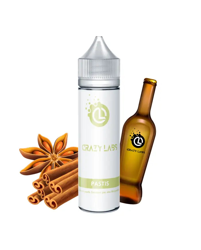 PASTIS - 50ML - CRAZY LABS - VAP'POP PASTIS - 50ML - CRAZY LABS - VAP'POP