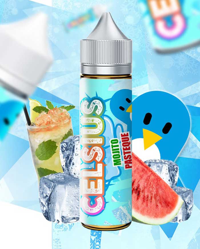 E-liquide MOJITO PASTEQUE FRESH 50ml - CELSIUS - VAP'POP