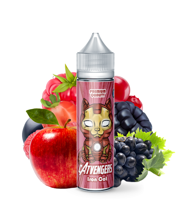 E-liquide IRON CAT 50ml - CATVENGERS - VAP'POP E-liquide IRON CAT 50ml - CATVENGERS - VAP'POP