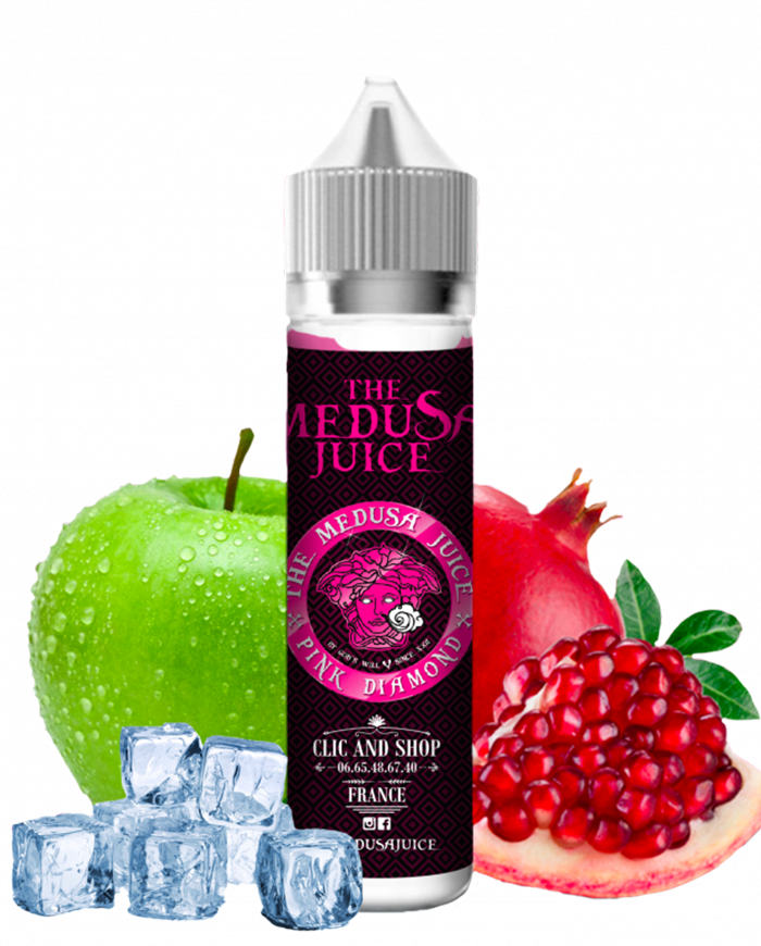 E-liquide PINK DIAMOND 50ml - THE MEDUSA JUICE - VAP'POP