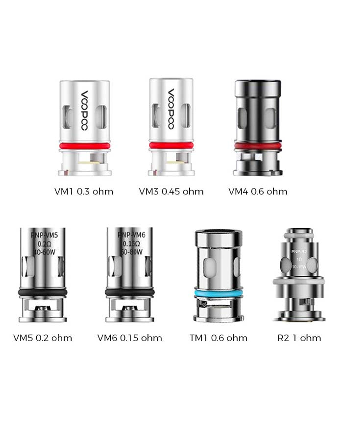 RESISTANCES PNP VOOPOO X5  VAP'POP