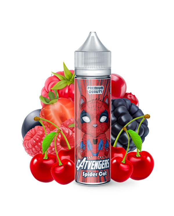 E-liquide SPIDER CAT 50ml - CATVENGERS - VAP'POP
