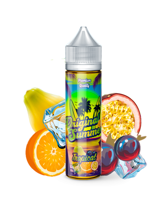 E-liquide TROPICAL - ORIGINAL SUMMER - VAP'POP E-liquide TROPICAL - ORIGINAL SUMMER - VAP'POP
