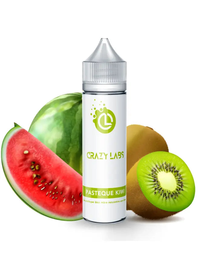 PASTEQUE KIWI - 50ML - CRAZY LABS - VAP'POP PASTEQUE KIWI - 50ML - CRAZY LABS - VAP'POP