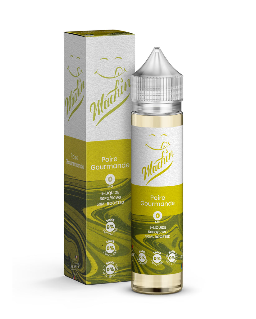 E-liquide POIRE GOURMANDE 50ml - MACHIN - VAP'POP E-liquide POIRE GOURMANDE 50ml - MACHIN - VAP'POP