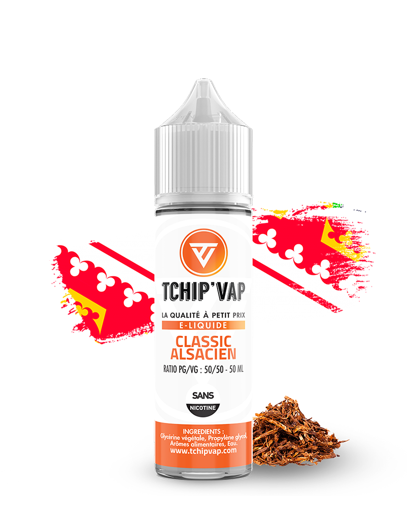 eliquide 50ml classic alsacien de la marque TCHIP VAP - VAP'POP