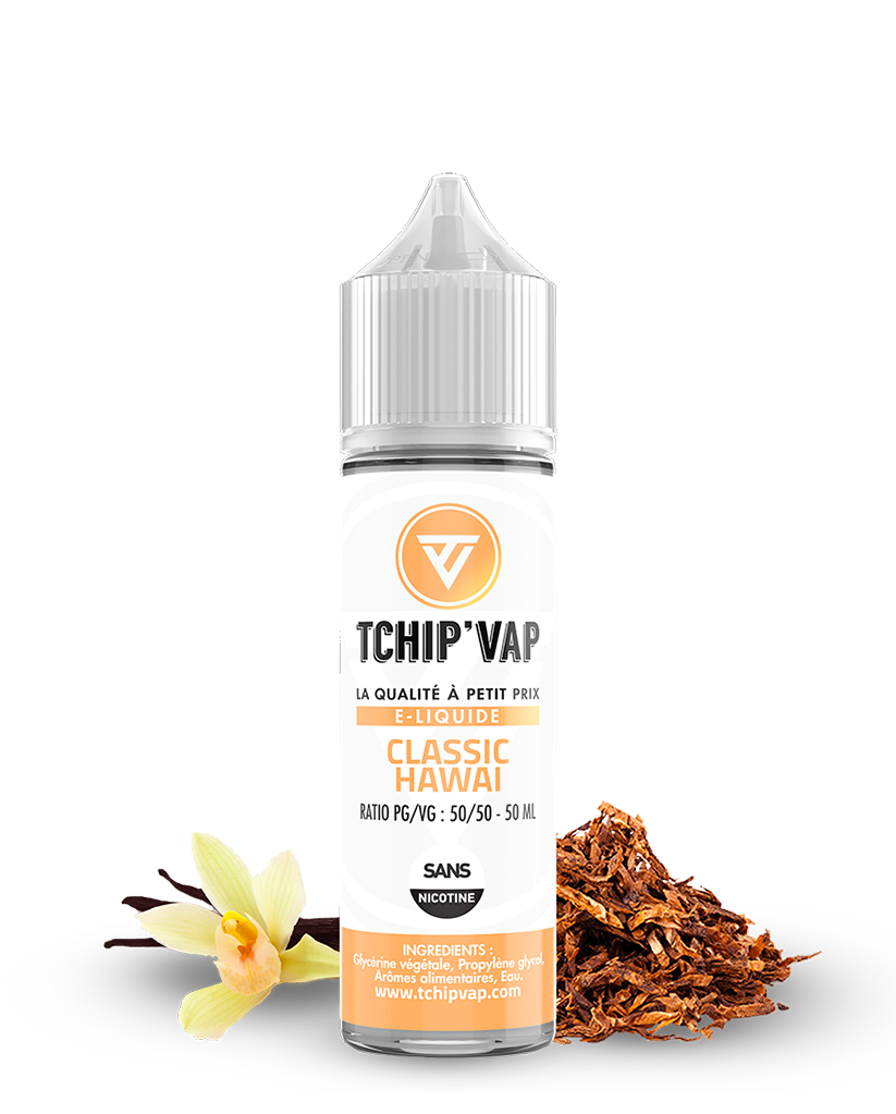 eliquide 50ml classic hawai de la marque TCHIP VAP - VAP'POP